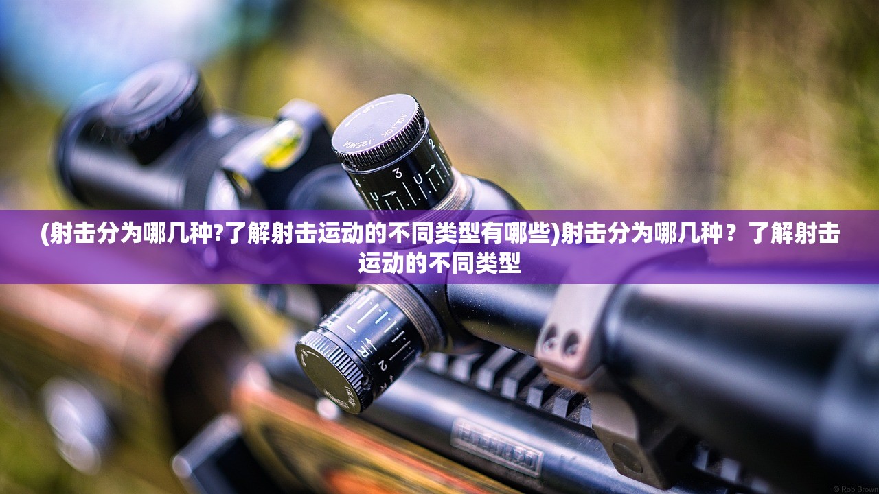 (射击分为哪几种?了解射击运动的不同类型有哪些)射击分为哪几种？了解射击运动的不同类型