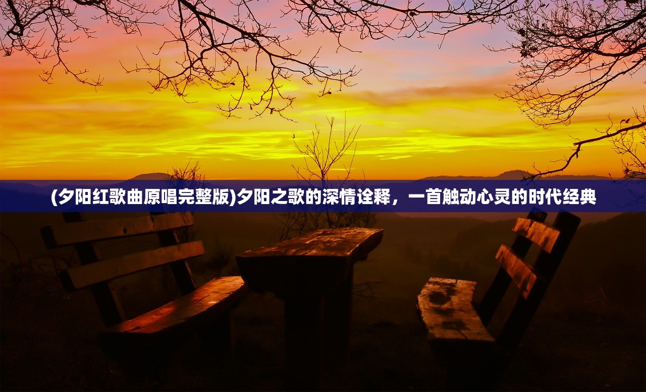 (夕阳红歌曲原唱完整版)夕阳之歌的深情诠释，一首触动心灵的时代经典